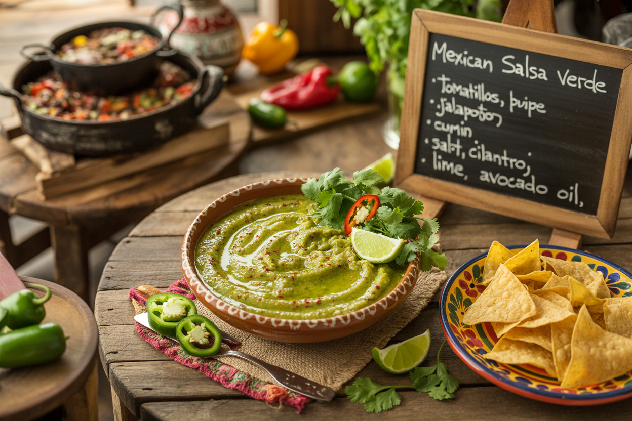Mexican Salsa Verde Dip Recipe