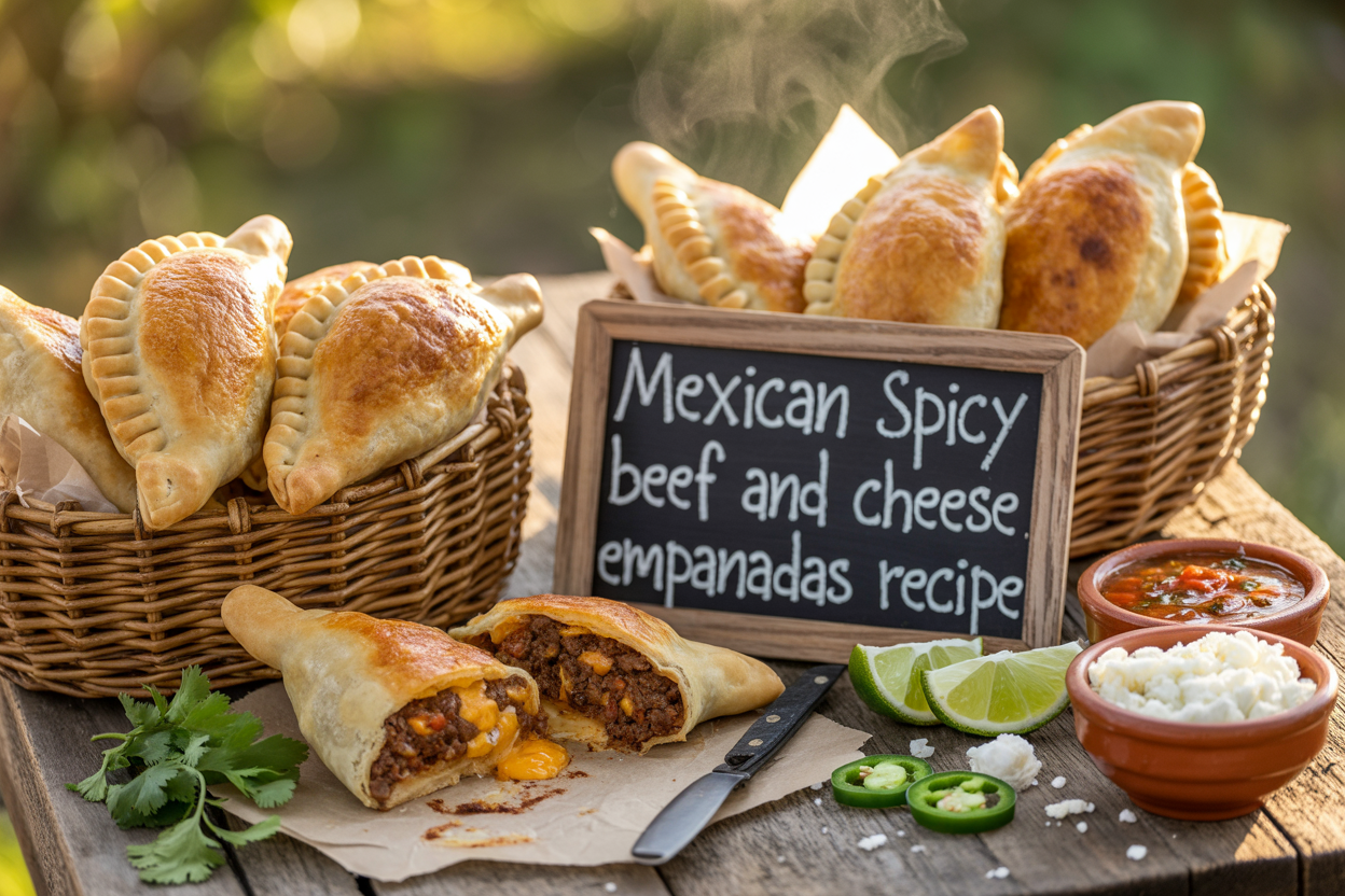 Mexican Spicy Beef and Cheese Empanadas Recipe