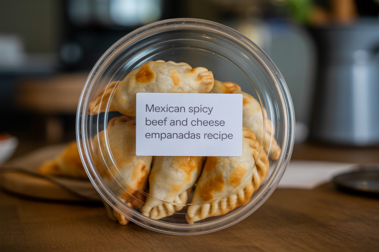 Mexican Spicy Beef and Cheese Empanadas Recipe Storage Tips
