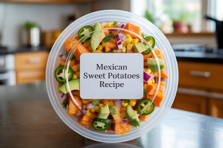Mexican Sweet Potatoes Recipe Storage TIps