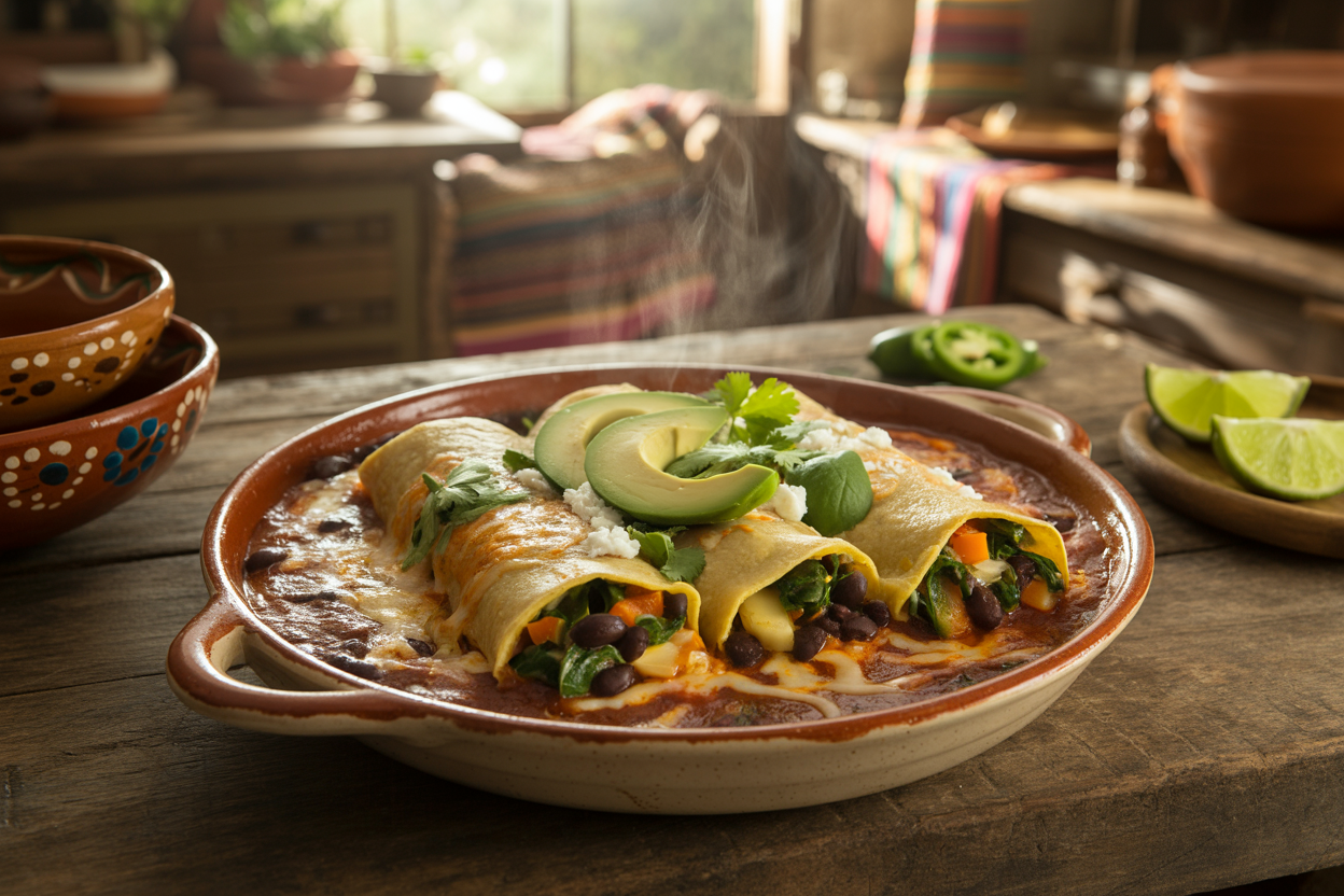 Mexican Vegetarian Enchiladas