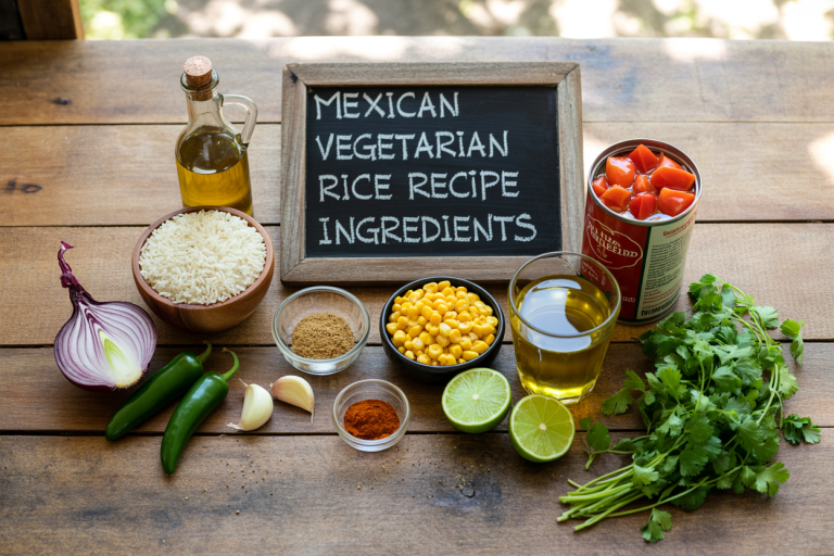 Mexican Vegetarian Rice Recipe Ingredients