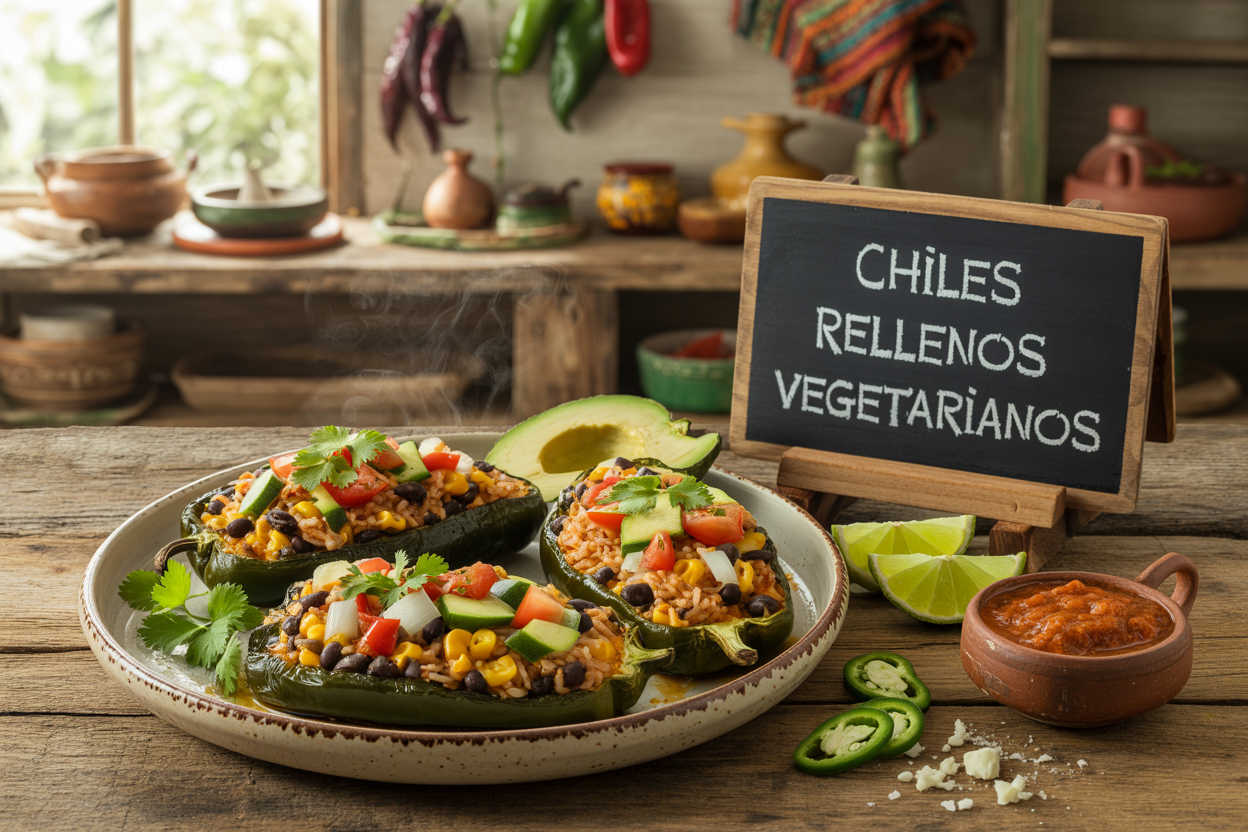 Mexican Vegetarian Stuffed Peppers
