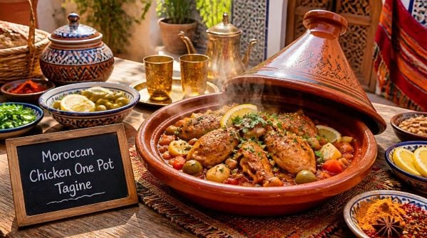 Moroccan Chicken One Pot Tagine