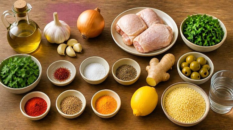 Moroccan Chicken Tagine Ingredients