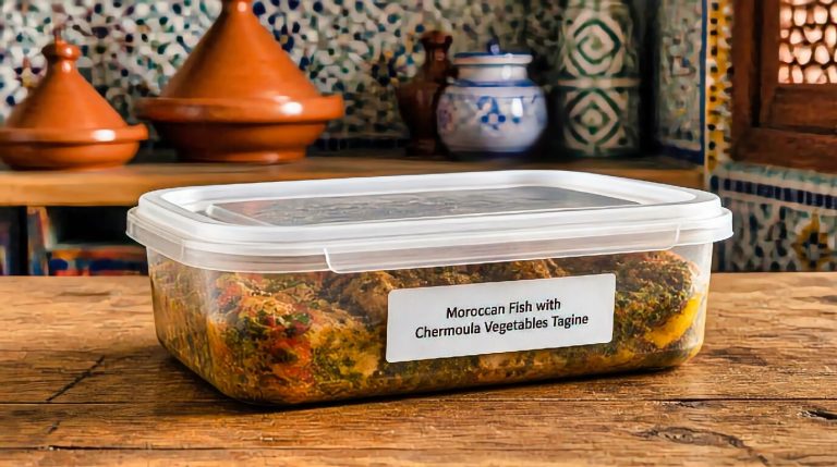 Moroccan Fish with Chermoula Vegetables Tagine Recipe Storage Tips