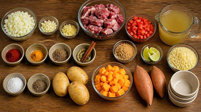 Moroccan Lamb Tagine Ingredients