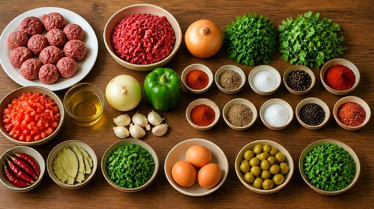 Moroccan Meatball Tagine Ingredients