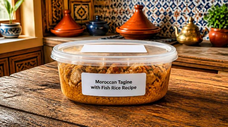 Moroccan Tagine with Fish Rice Recipe Storage Tips