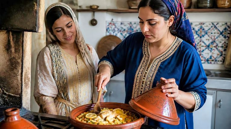Moroccan Tagine with Fish Rice Recipe Cooking Tips