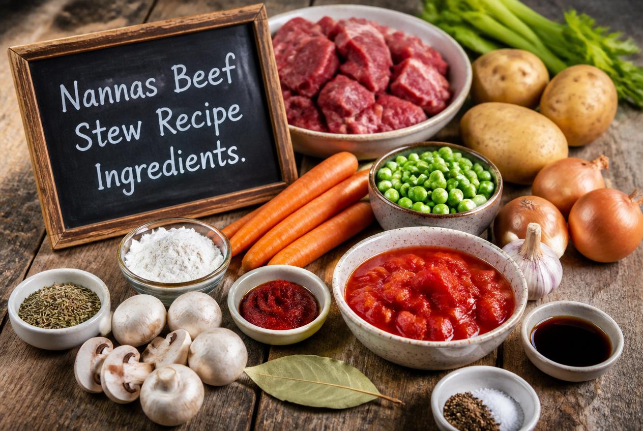 Nannas Beef Stew Recipe Ingredients