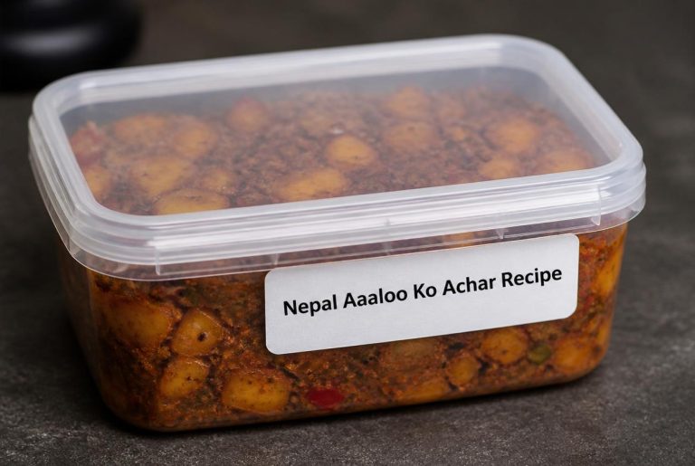 Nepal Aaaloo Ko Achar Recipe Storage Tips