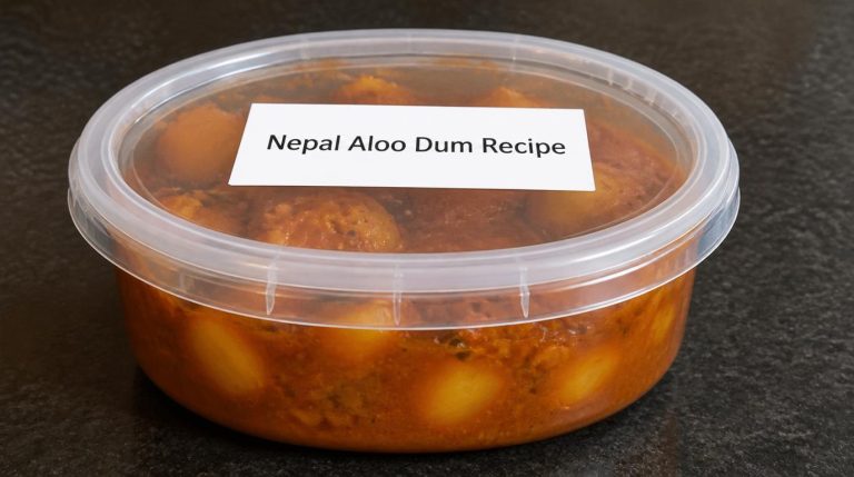 Nepal Aloo Dum Recipe Storage Tips