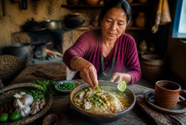 Nepal Chicken Noodle Soup Recipe Cooking Tips