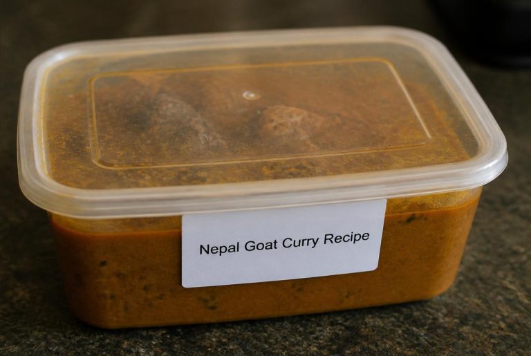 Nepal Goat Curry Recipe Storage Tips