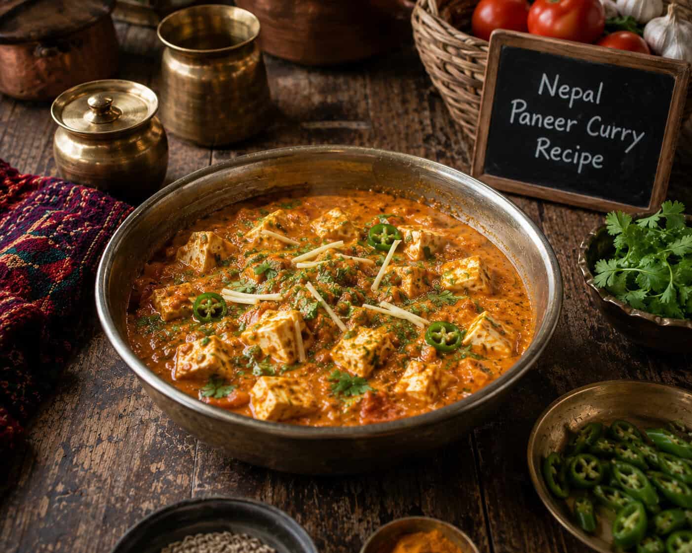 Nepal Paneer Curry Recipe