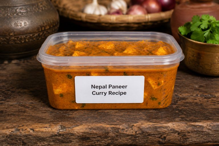 Nepal Paneer Curry Recipe Storage Tips