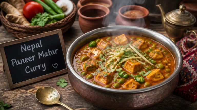Nepal Paneer Matar Curry Recipe