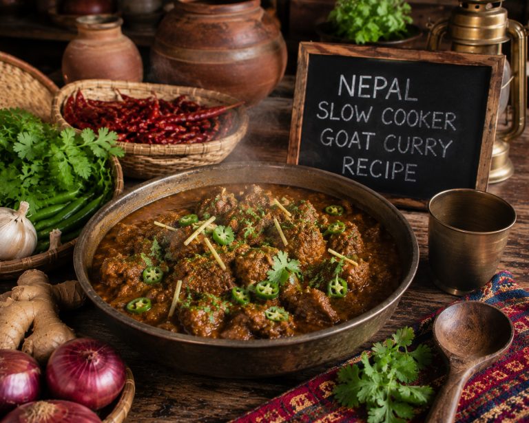Nepal Slow Cooker Goat Curry Recipe