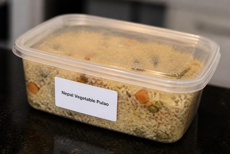Nepal Vegetable Pulao Recipe Storage Tips