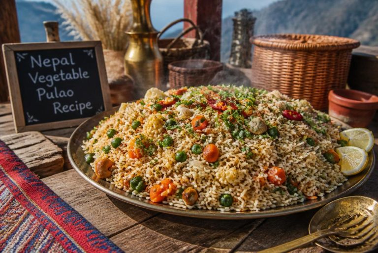 Nepal Vegetable Pulao Recipe
