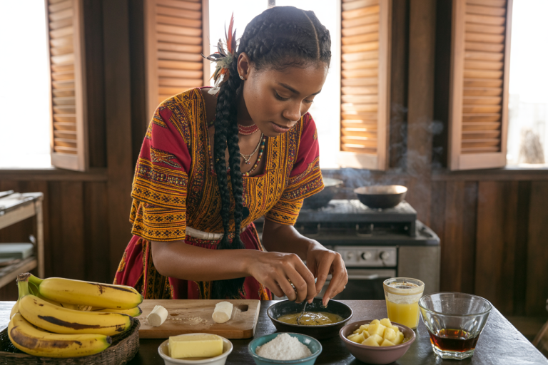 New Guinea Flambéed Bananas Cooking TIps