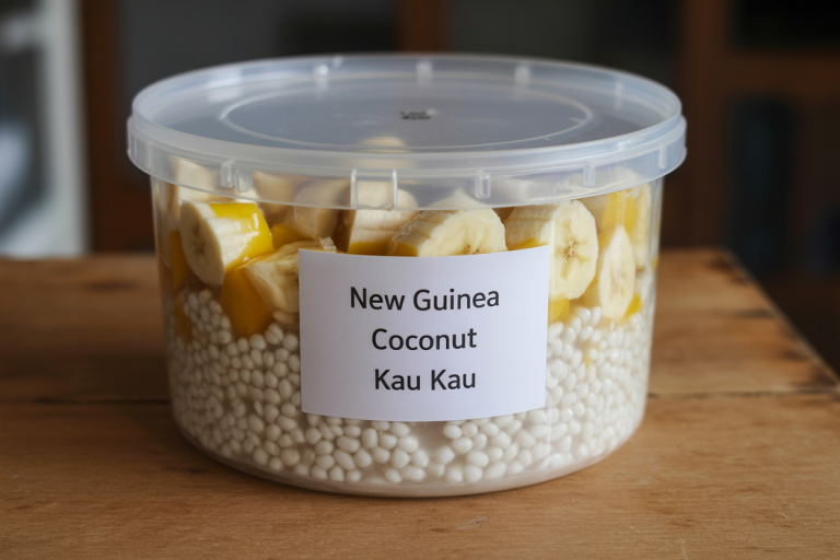 New Guinea Saksak Recipe Storage TIps