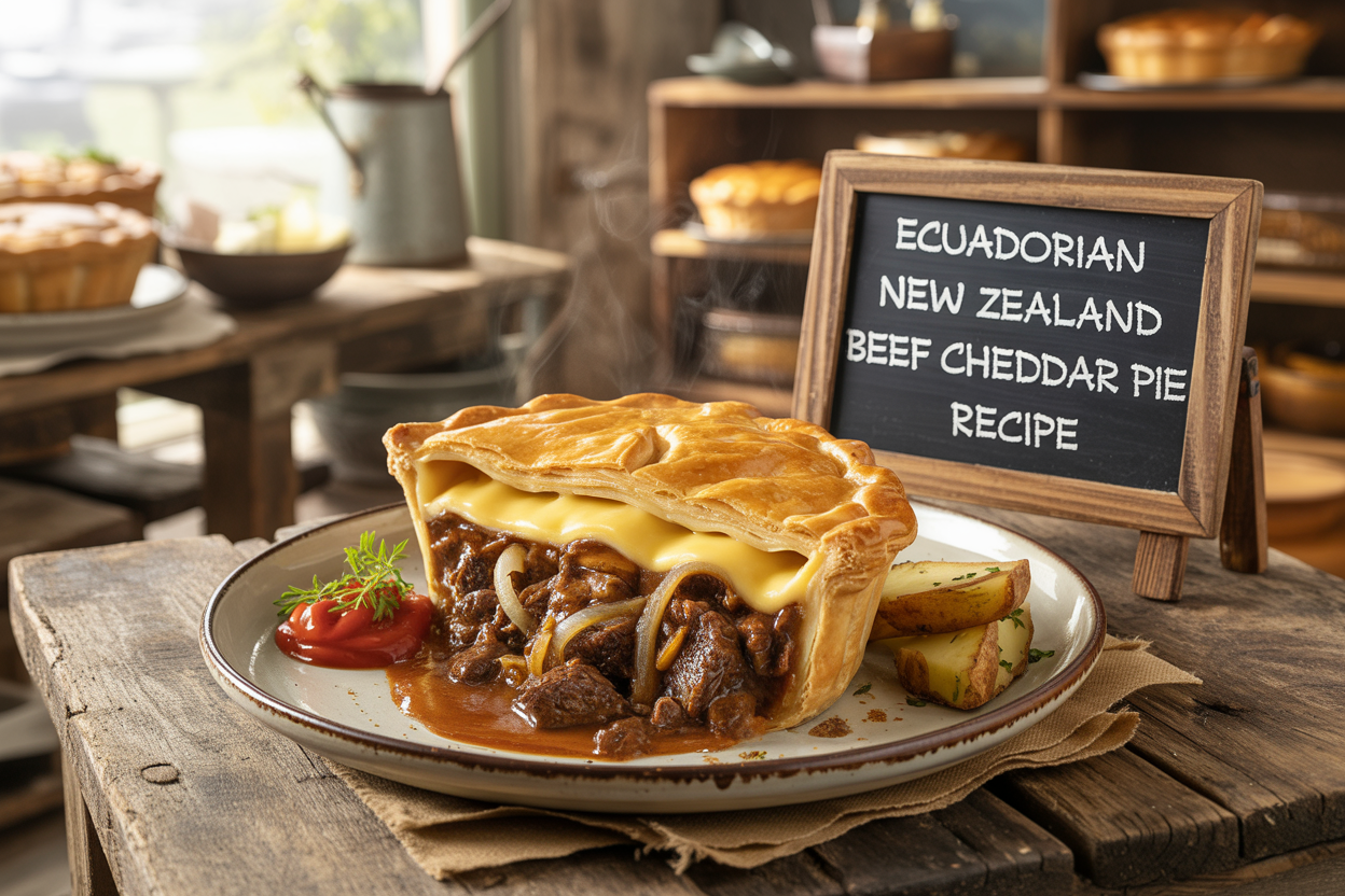 New Zealand Beef Cheddar Pie Recipe