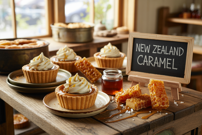 New Zealand Caramel Tarts and Hokey Pokey Recipe