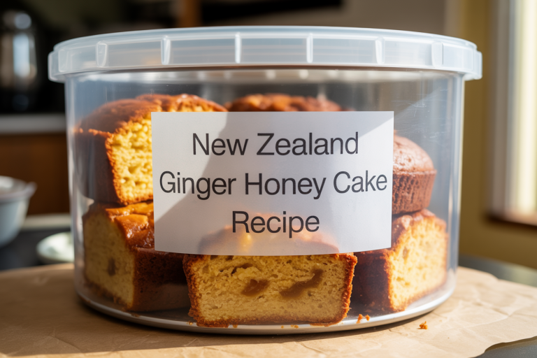 New Zealand Ginger Honey Cake Recipe Storage Tips