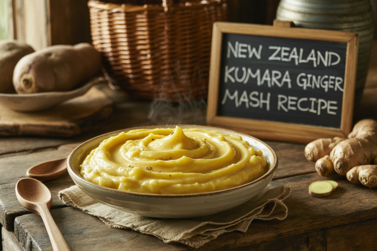 New Zealand Kumara Ginger Mash Recipe