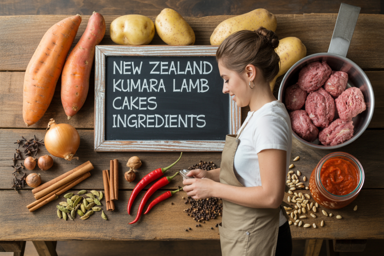 New Zealand Kumara Lamb Cakes Recipe Ingredients