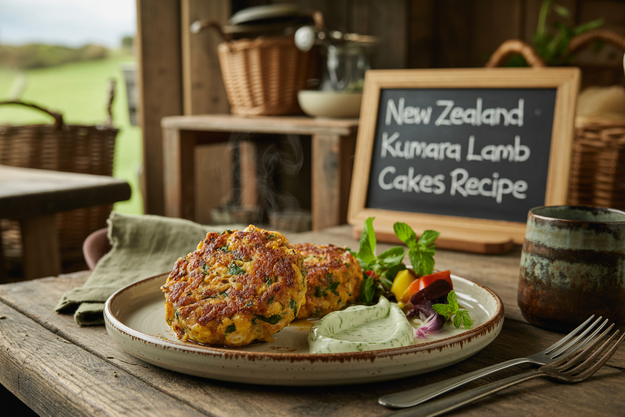 New Zealand Kumara Lamb Cakes Recipe