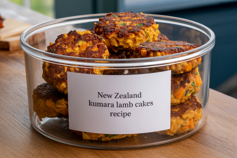 New Zealand Kumara Lamb Cakes Recipe Storage Tips