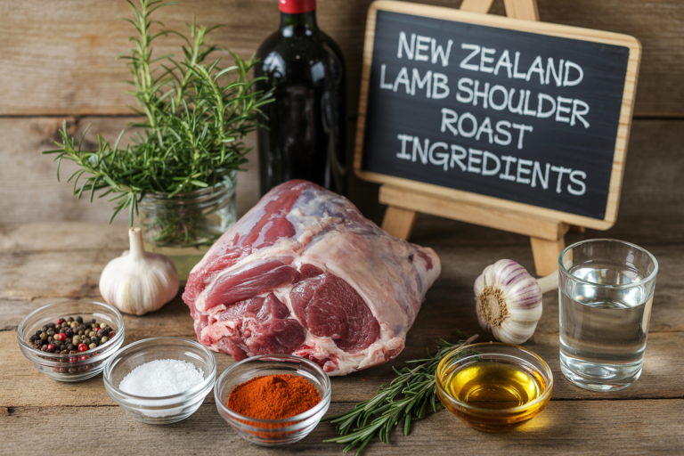 New Zealand Lamb Shoulder Roast Ingredients