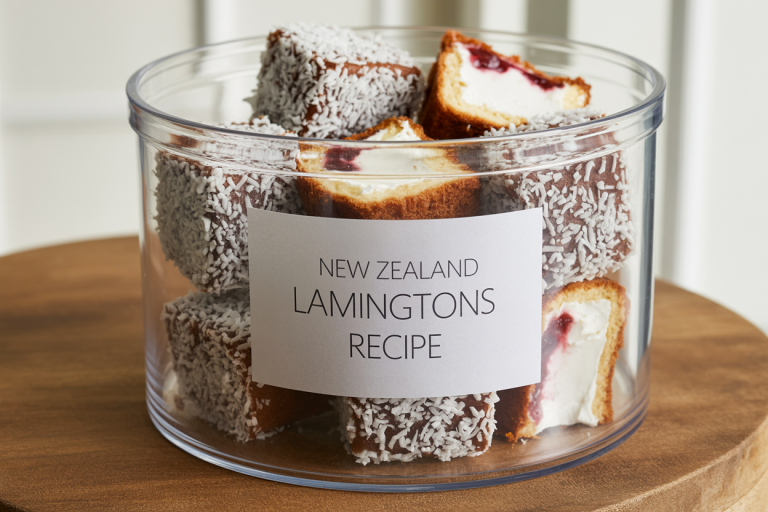 New Zealand Lamingtons Recipe Storage TIps