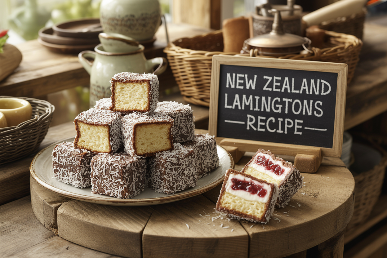New Zealand Lamingtons Recipe
