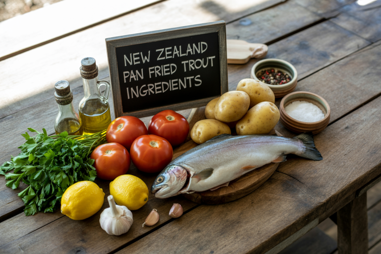 New Zealand Pan Fried Trout Ingredients