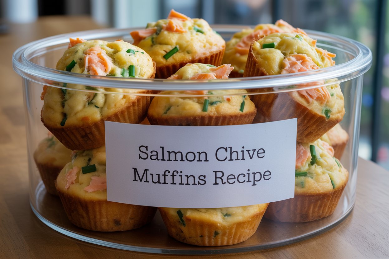 New Zealand Salmon Chive Muffins Storage TIps