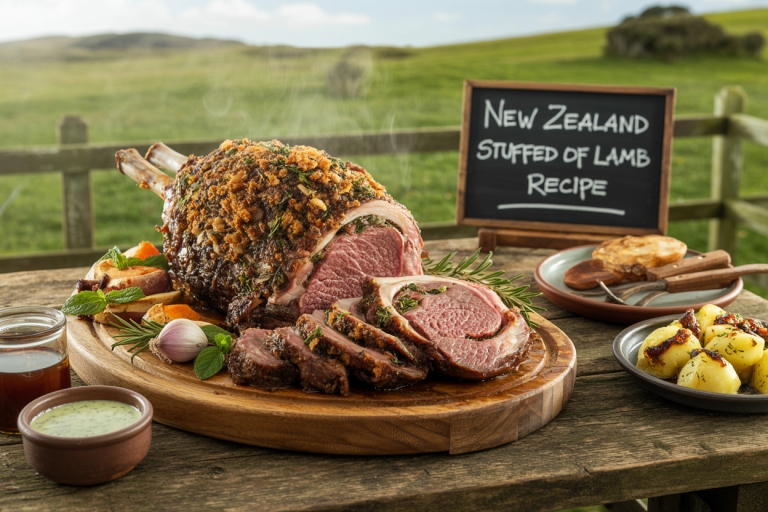 New Zealand Stuffed Leg of Lamb Recipe