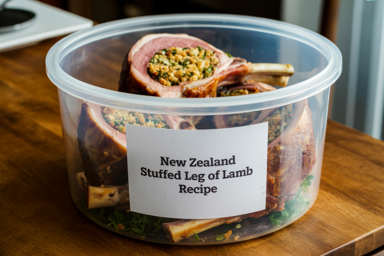 New Zealand Stuffed Leg of Lamb Recipe Storage Tips