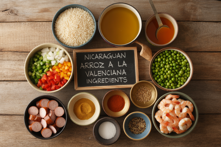 Nicaraguan Arroz a la Valenciana Recipe - Ingredients