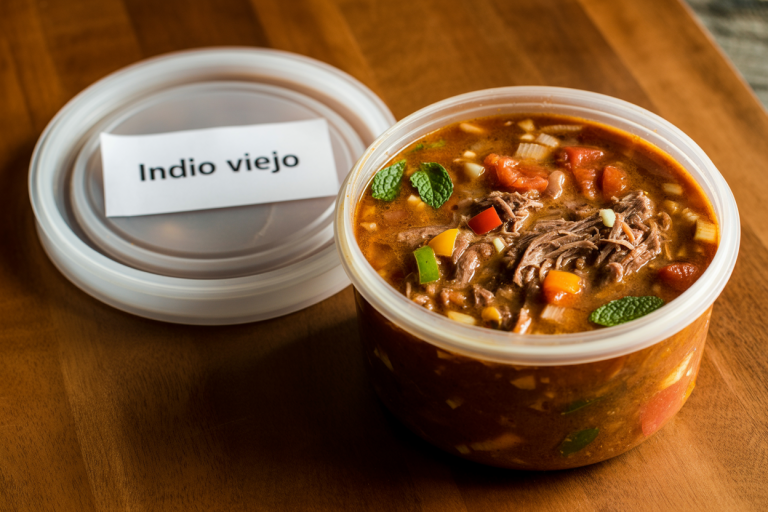 Nicaraguan Indio Viejo Recipe - Storage