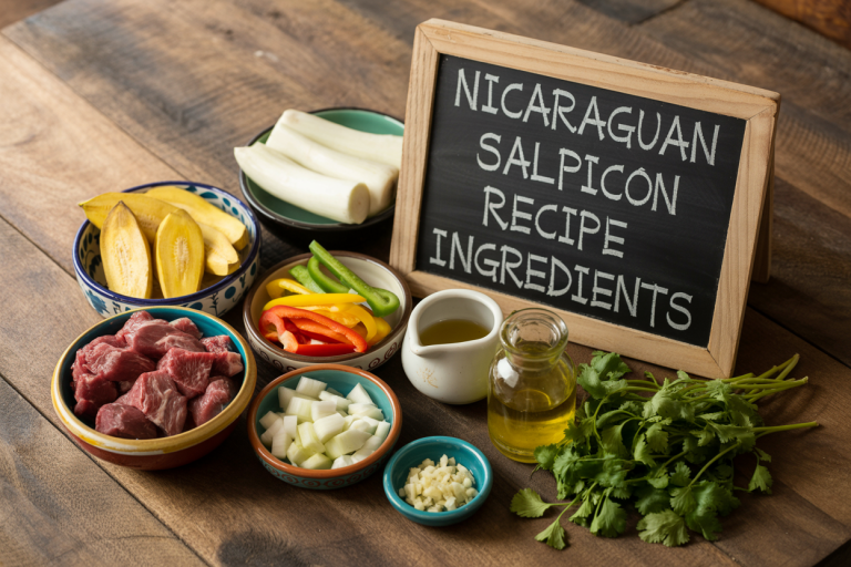 Nicaraguan Salpicon Recipe - Ingredients