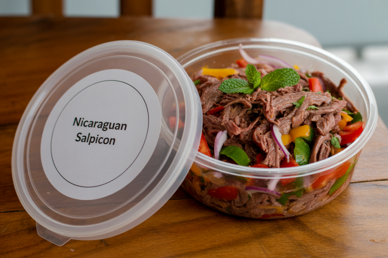 Nicaraguan Salpicon Recipe - Storage