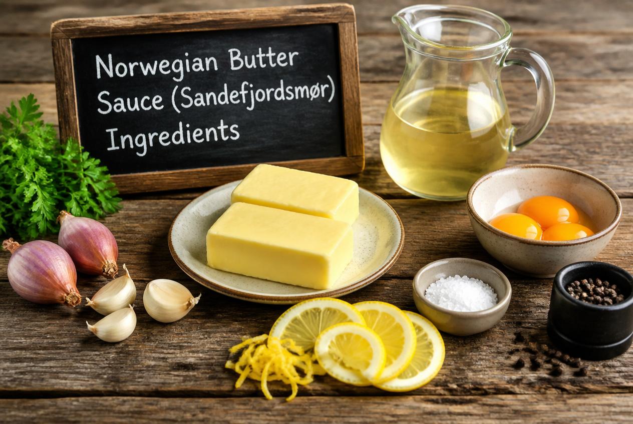 Norwegian Butter Sauce (Sandefjordsmør) Ingredients