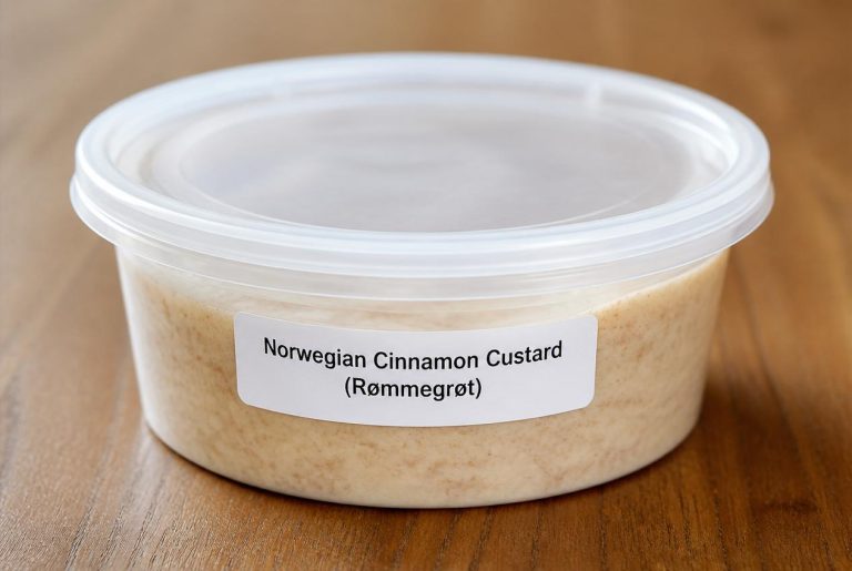 Norwegian Cinnamon Custard (Rømmegrøt) Storage TIps