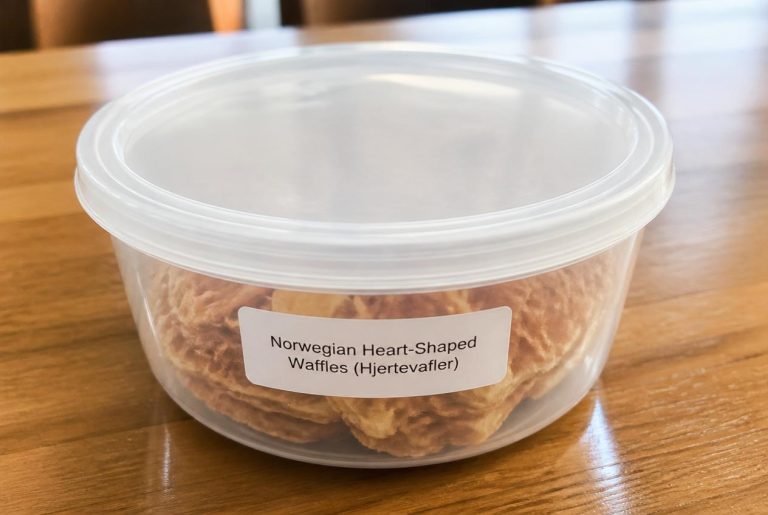 Norwegian Heart-Shaped Waffles (Hjertevafler) Storage TIps