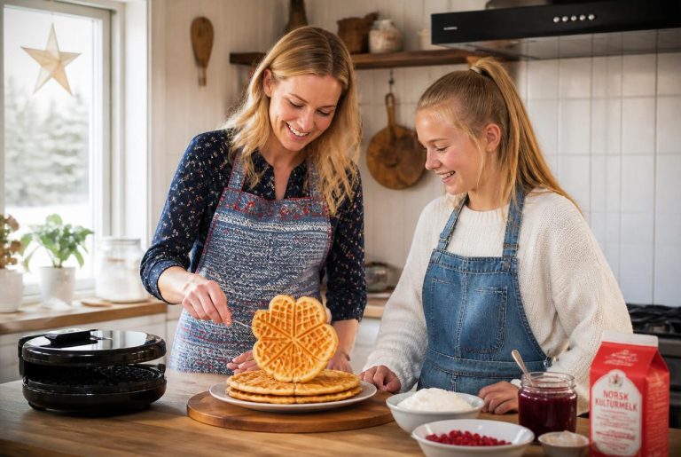 Norwegian Heart-Shaped Waffles (Hjertevafler) Cooking Tips
