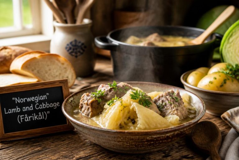 Norwegian Lamb and Cabbage (Fårikål)